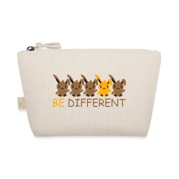 5 Bunny Friends Difference Be Different Different - Organic Pouch - nature - Front