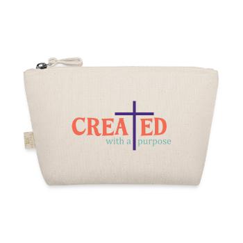 created with a purpose - Organic Pouch - nature - Front