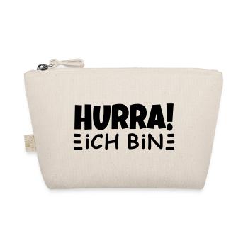 Hurra ich bin (zum Ergänzen) - Bio-Täschchen - Natur - Vorne