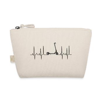 Escooter Kickboard, Trotinett Cardiogram - Organic Pouch - nature - Front