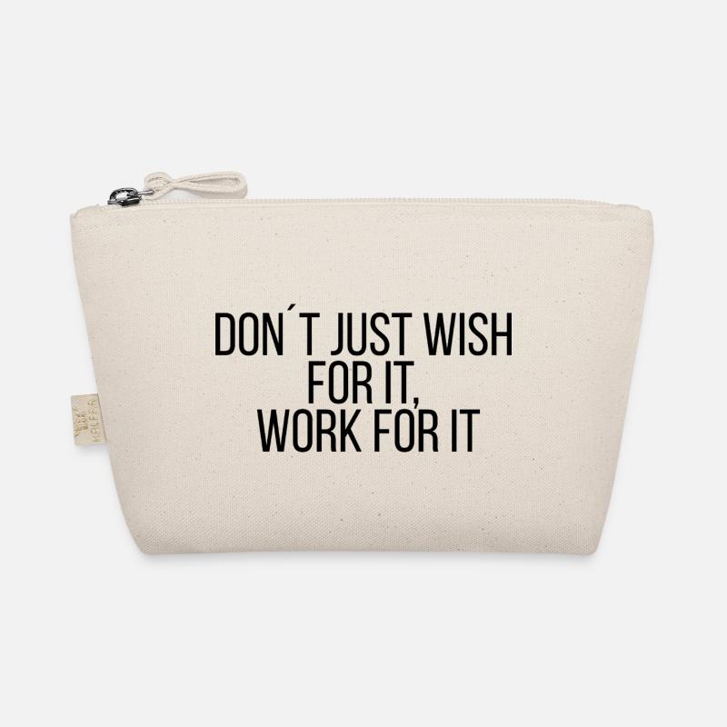 🔥 Work for it – No excuses! 🔥 Bio-Täschchen