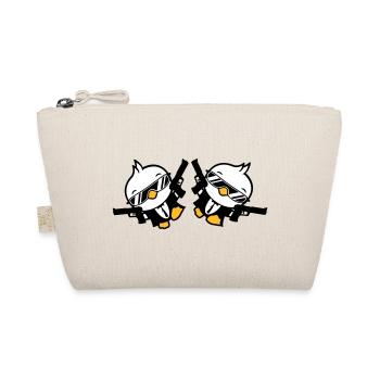 Birds 2 Weapons Guns Agent Sunglasses Cool - Organic Pouch - nature - Front