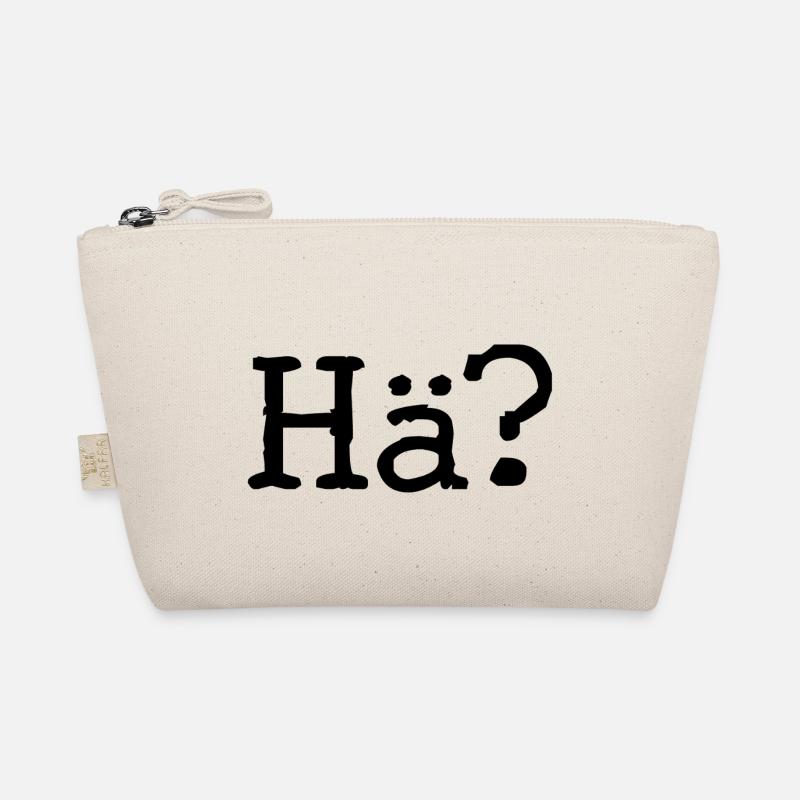 Hä? - Fragezeichen - Ausspruch - Frage Bio-Täschchen