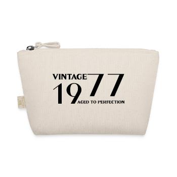 Vintage 1977 aged to perfection - Organic Pouch - nature - Front