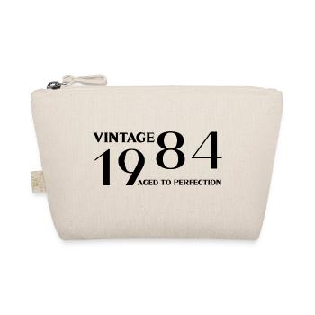 Vintage 1984 aged to perfection - Organic Pouch - nature - Front