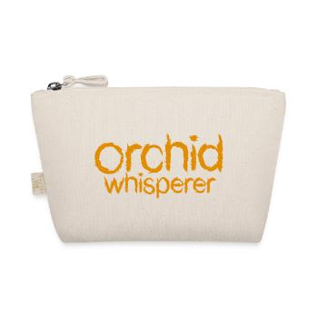 Orchids Whisperer Text - Organic Pouch - nature - Front