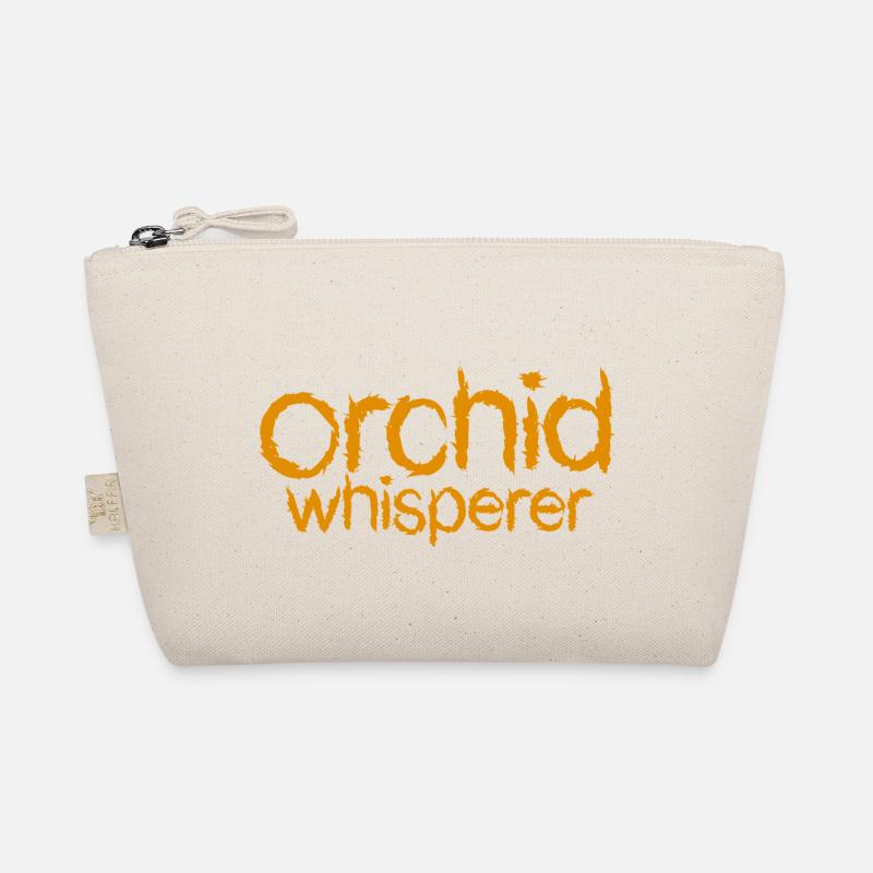 Orchideen Flüsterer Text Bio-Täschchen