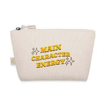 Main Character Energy Positive Affirmationen - Bio-Täschchen - Natur - Vorne