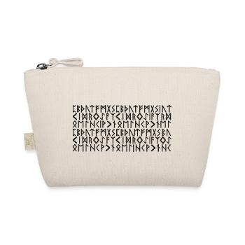 Alphabet Wikinger - Bio-Täschchen - Natur - Vorne