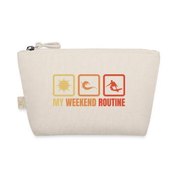 Surfer Weekend Routine - Organic Pouch - nature - Front