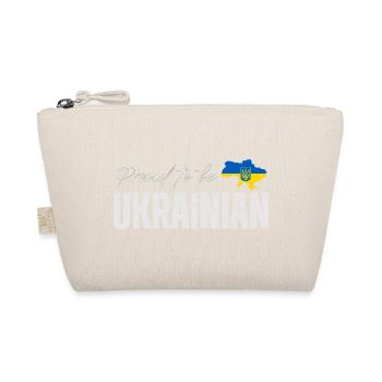 Proud Ukrainian, I love Ukraine - Organic Pouch - nature - Front