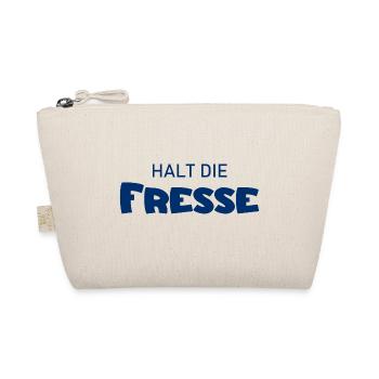 Halt die Fresse - Cooler Spruch - Schweigen - Bio-Täschchen - Natur - Vorne