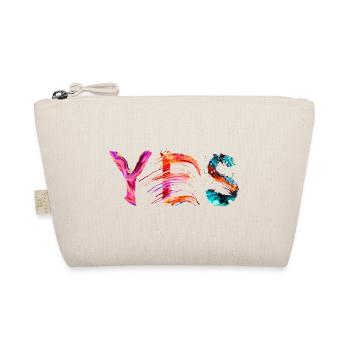 YES – Colorful Statement for Freedom & Creative - Organic Pouch - nature - Front