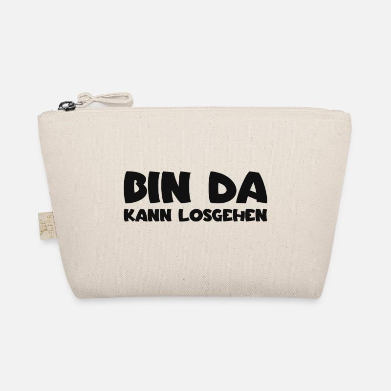 Bin da - Kann losgehen Bio-Täschchen