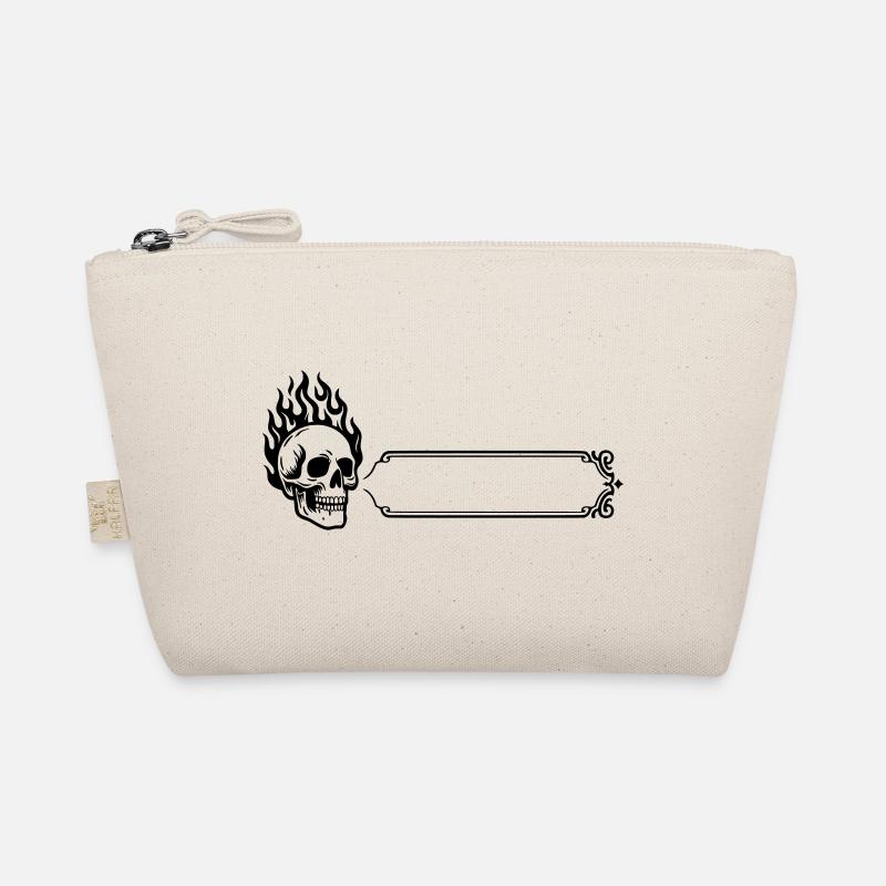 Skull - Surname, first name Organic Pouch
