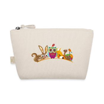 Colourful forest animals – united in a cheerful and child-friendly way - Organic Pouch - nature - Front