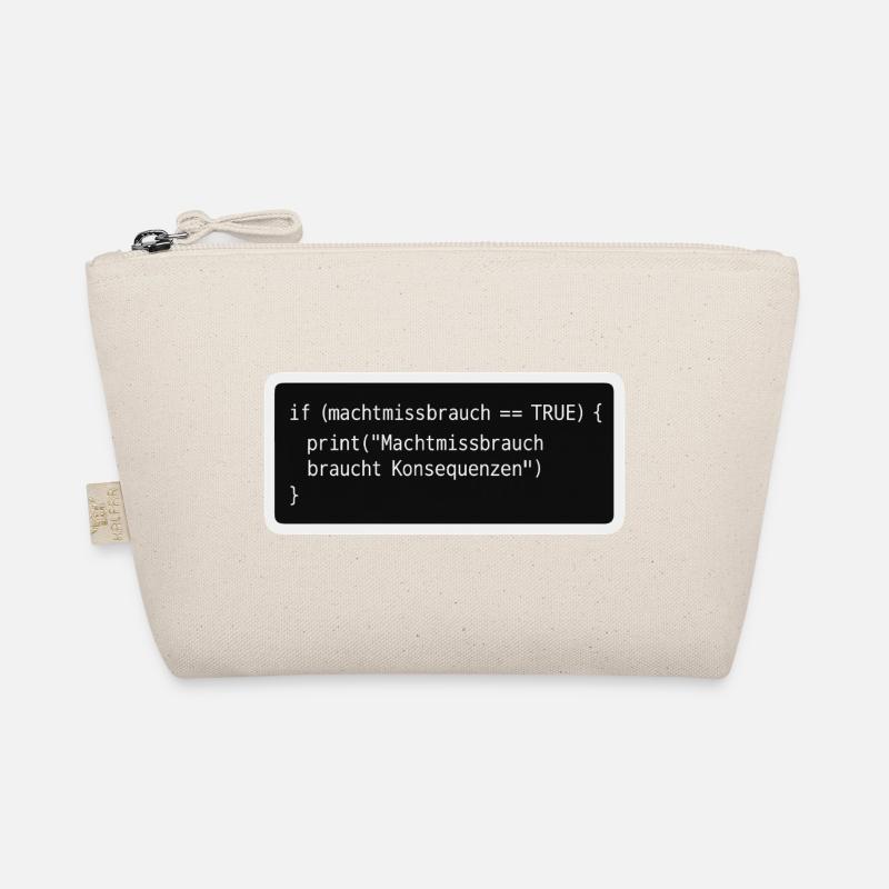 Machtmissbrauch - Bio-Täschchen - Natur
