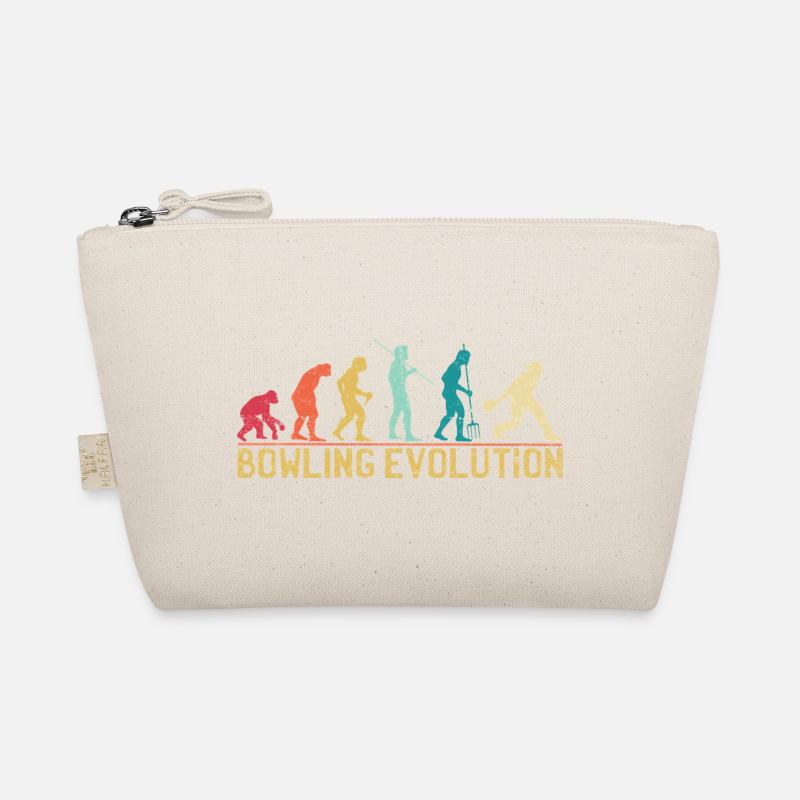 Bowlers Evolution Reise Poster - Bio-Täschchen - Natur