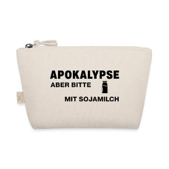 Apocalypse – but please with soy milk - Organic Pouch - nature - Front