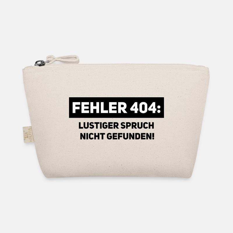 Mistake 404 – Funny Computer Scientist Saying Organic Pouch
