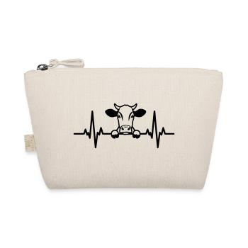 Cow Heartbeat – Farm & Agriculture - Organic Pouch - nature - Front