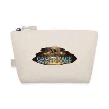 Gamer Rage Skull - Organic Pouch - nature - Front