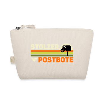 Postman PROUD POSTMAN Retro Funny - Organic Pouch - nature - Front