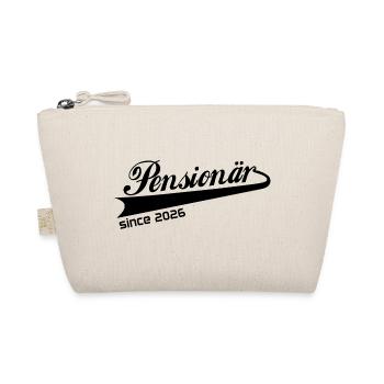 Pensionär 2026 Ruhestand Rente Shirt, Jacke, Mug - Bio-Täschchen - Natur - Vorne