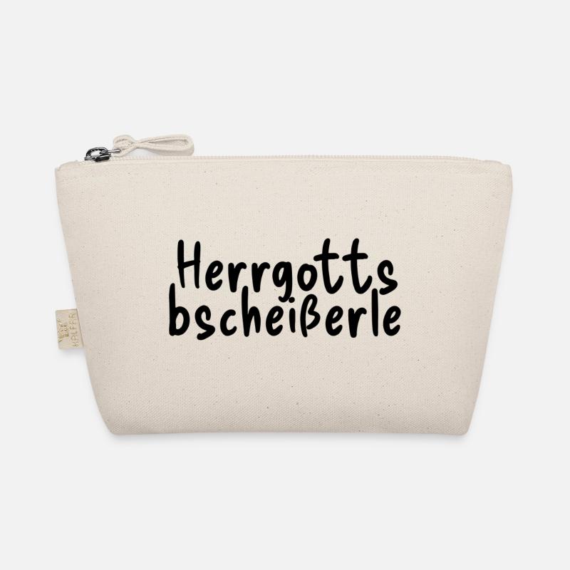 Herrgottsbscheißerle - Bio-Täschchen - Natur