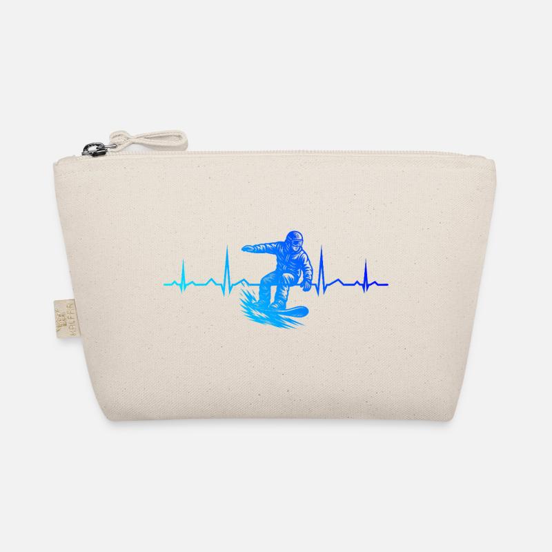 Un motif juste pour le snowboard Trousse biologique