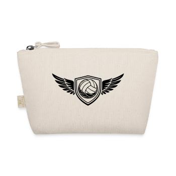 Volleyball Ball Coat of Arms - Organic Pouch - nature - Front