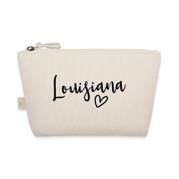 Louisiana Heart Women's Love Louisiana - Organic Pouch - nature - Front