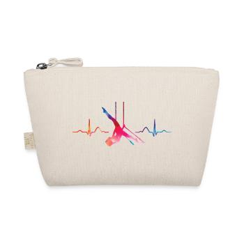 Aerialist Hearbeat ECG Cloud Swing Trapezoid - Organic Pouch - nature - Front
