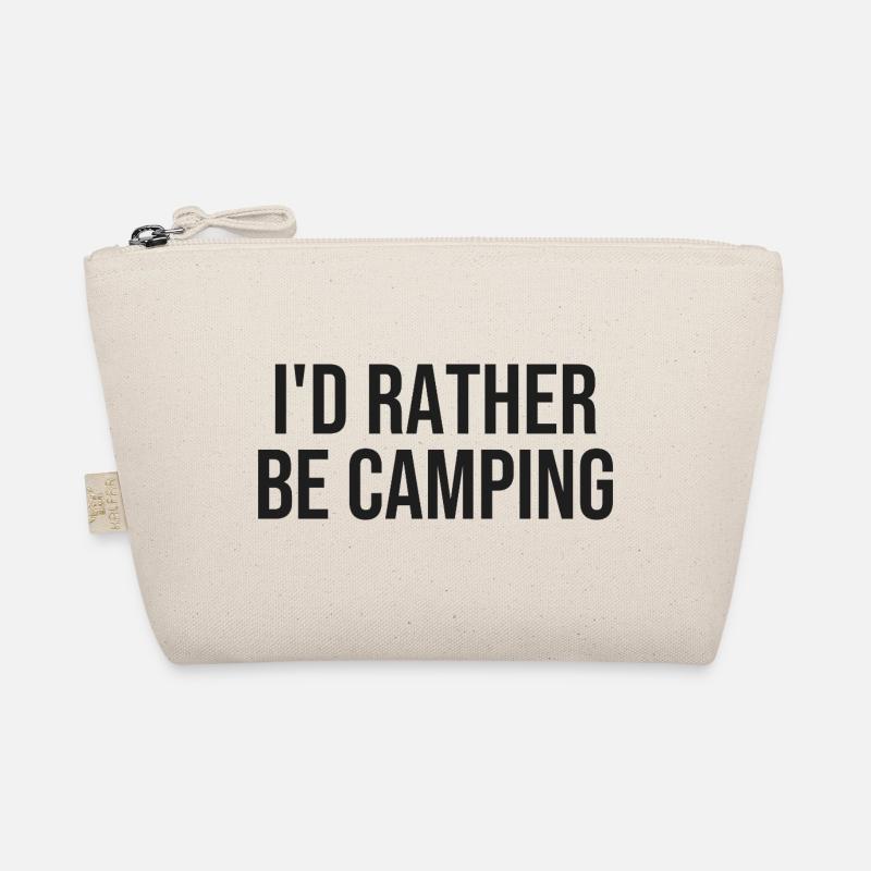 Lieber Camping als Drinnen Bio-Täschchen