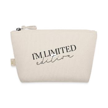 Unlimited Edition Minimalist Typography Shirt - Bio-Täschchen - Natur - Vorne