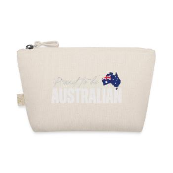 Stolzer Australier, australischer Patriot - Bio-Täschchen - Natur - Vorne