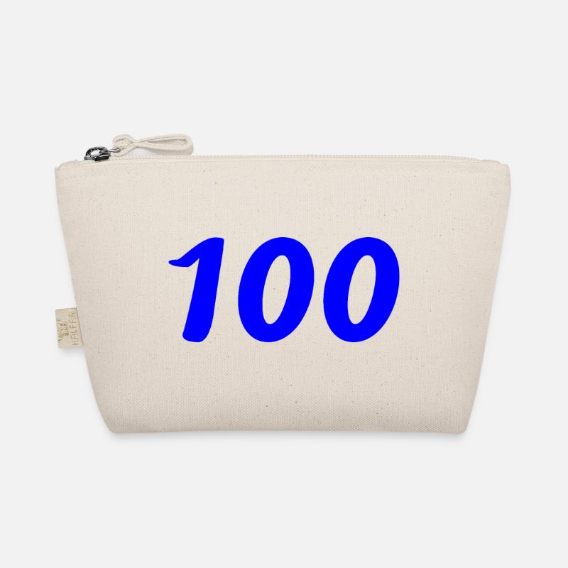 100. 100 JAHRE. 100-JÄHRIGES JUBILÄUM. GEBURTSTAG 100 Bio-Täschchen