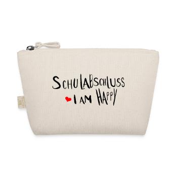 Schulabschluss  i am happy - Bio-Täschchen - Natur - Vorne