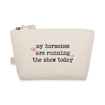 Funny Hormones Menopause - Organic Pouch - nature - Front