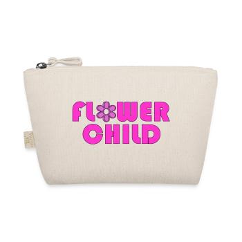 Flower Child Neon Logo Tee - Organic Pouch - nature - Front