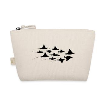 Manta Rochen Tauchen Stachelrochen Mantas Taucher - Bio-Täschchen - Natur - Vorne