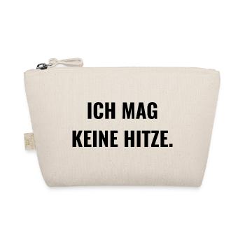 Ich mag keine Hitze. - Bio-Täschchen - Natur - Vorne