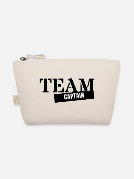 Team Captain - Kapitän Coach Trainer Gruppe Chef - Organic Pouch - nature