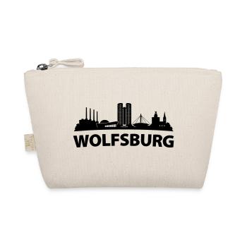 Wolfsburg Skyline - Bio-Täschchen - Natur - Vorne