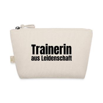 Trainerin aus Leidenschaft Sport Verein Geschenk - Bio-Täschchen - Natur - Vorne