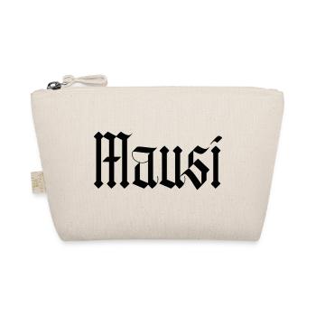 mausi / gothik stil  - Bio-Täschchen - Natur - Vorne