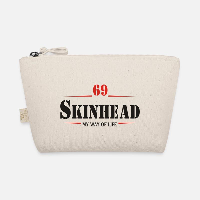 Working Class Skinhead Oi! Antiracist Bootboys My - Organic Pouch - nature