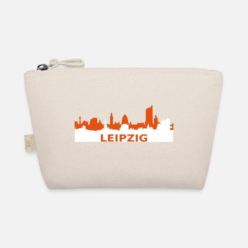 Leipzig Skyline Organic Pouch
