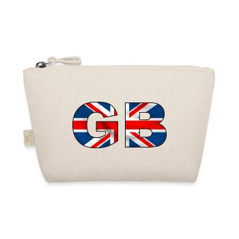 GB Union Jack - Bio-Täschchen - Natur - Vorne