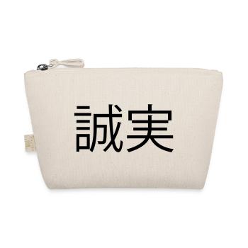 ehrlichkeit (japanisch) - Bio-Täschchen - Natur - Vorne
